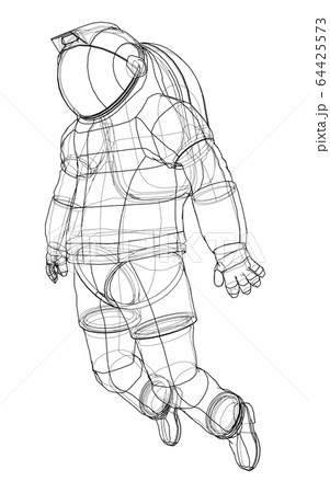 Astronaut concept. Vector rendering of 3d Astronaut concept. Vector rendering of 3d 64425573