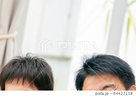 父子　髪 64427138