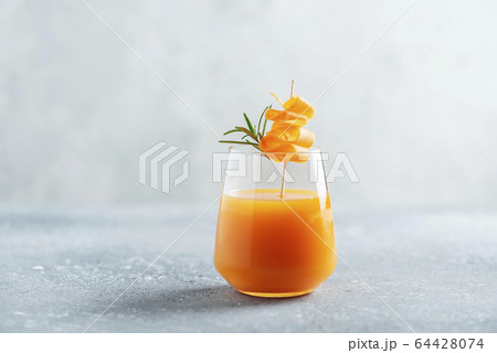 Healthy fresh juice with carrot 64428074