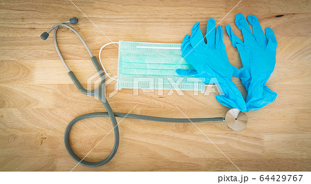 Surgical mask protection against pollution, virus, 64429767