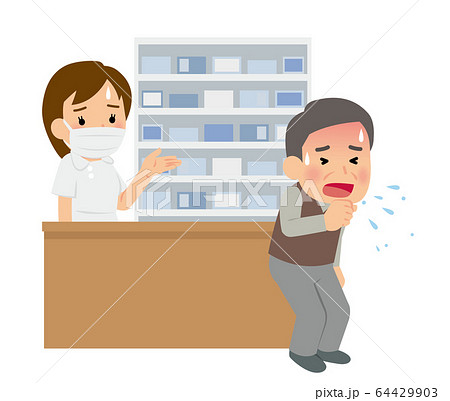 職業シリーズ　薬剤師と患者 64429903