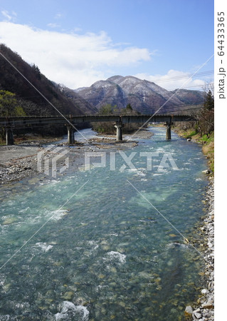 春の岩泉　小本川 64433365