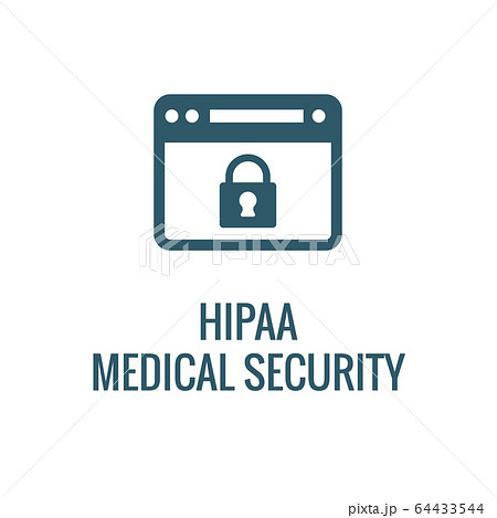 HIPAA Compliance icon set with hippa image 64433544