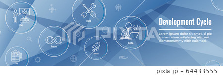 Development Operations & Life Cycle - DevOps Icon Development Operations & Life Cycle - DevOps Icon 64433555