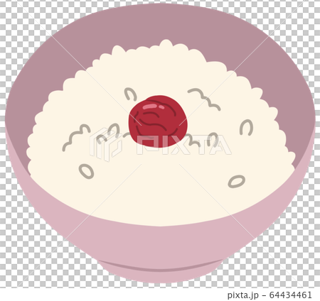 梅干しご飯＊主線なし 64434461