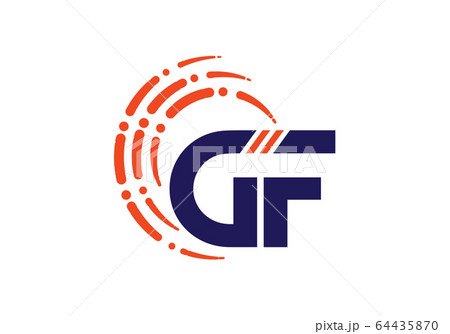 Letter Gf Logo Design Vector & Photo (Free Trial) | Bigstock