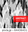 Black and white abstract seamless pattern 64436431