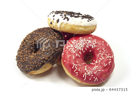 American donuts with donuts glaze 64437315