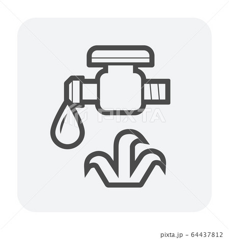 water sprinkler icon 64437812