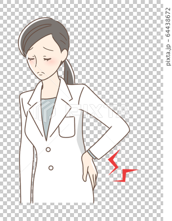 woman suffering from back pain 64438672
