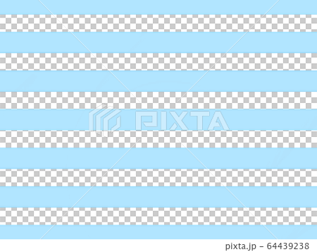 水色のボーダー素材 水色のボーダー素材 64439238