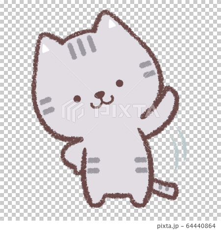 体操ネコのイラスト素材