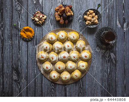 Egyptian cookies "Kahk El Eid", Ramadan sweets Egyptian cookies "Kahk El Eid", Ramadan sweets 64443808