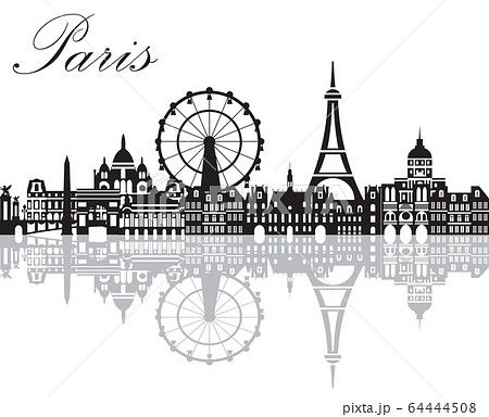 Paris City Skyline vector 2 Paris City Skyline vector 2 64444508