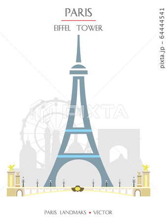 Colorful Paris landmark 4 Colorful Paris landmark 4 64444541