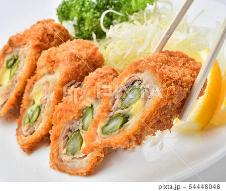 アスパラ肉巻きフライ 64448048
