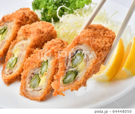 アスパラ肉巻きフライ 64448050