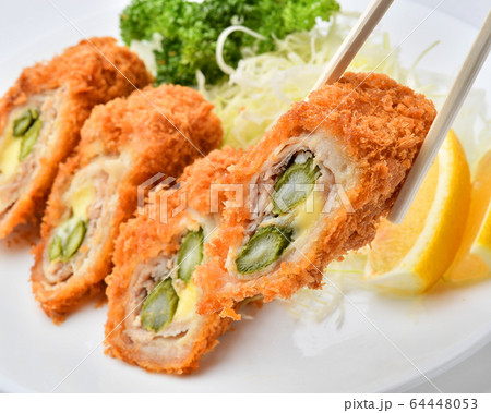 アスパラ肉巻きフライ 64448053