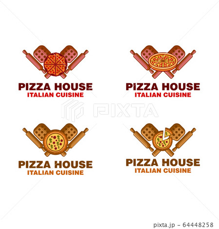 Vintage Retro Pizza badge, Hot pizza Logo vector 64448258