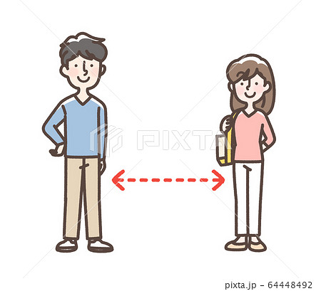 ソーシャルディスタンス 社会的距離 感染予防 ソーシャルディスタンス 社会的距離 感染予防 64448492