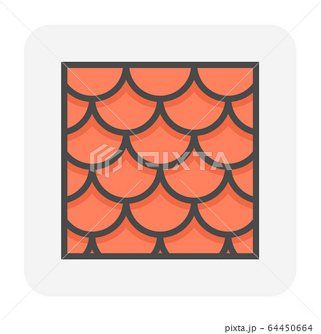 roofing material icon 64450664