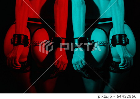 ass girl with hands in leather handcuffs for sex with submission and domination ass girl with hands in leather handcuffs for sex with submission and domination 64452966