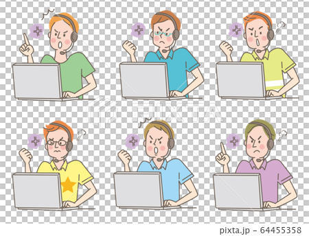 PC Headphones Angry young men plain clothes set PC Headphones Angry young men plain clothes set 64455358