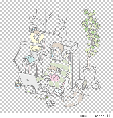Telework father 64456211