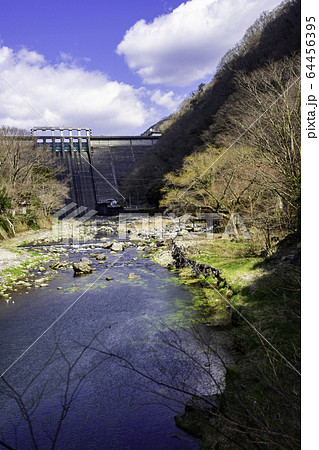 湯原温泉郷　温泉街　名泉砂湯　岡山県真庭市 64456395