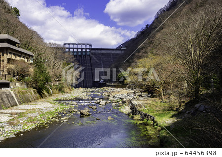 湯原温泉郷　温泉街　名泉砂湯　岡山県真庭市 64456398