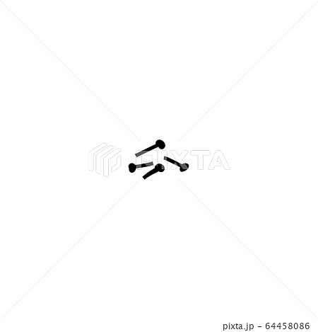 dry cloves on white background dry cloves on white background 64458086