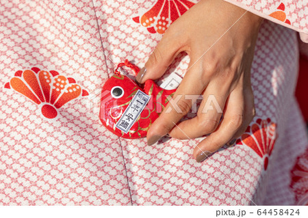 川越氷川神社のおみくじ 一年安泰 一年安鯛 川越氷川神社のおみくじ 一年安泰 一年安鯛 64458424
