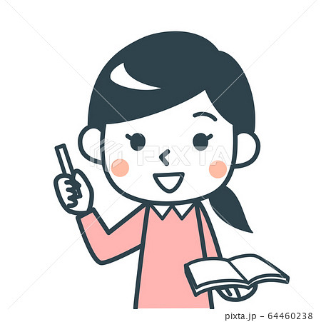 女性教師のイラスト素材