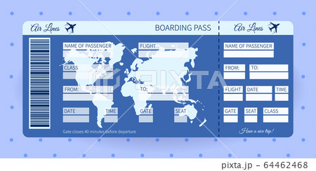 vintage plane ticket template