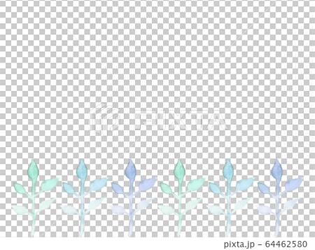 Refreshing leaf branch frame 64462580