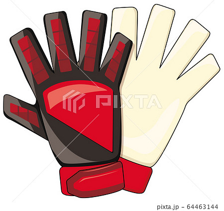キーパーグローブのイラスト素材