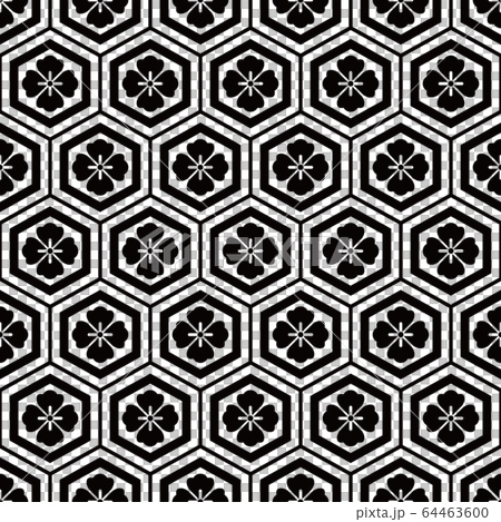 日本の伝統模様 64463600