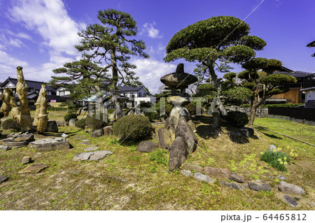 豊田邸跡 庭園 鳥取県東伯郡北栄町 豊田邸跡 庭園 鳥取県東伯郡北栄町 64465812