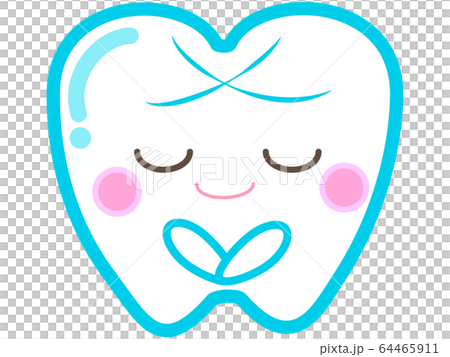 Blue teeth bowing Blue teeth bowing 64465911