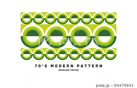 70年代 レトロモダンなシームレスパターン ベクターイラスト素材 壁紙 70年代 レトロモダンなシームレスパターン ベクターイラスト素材 壁紙 64470933