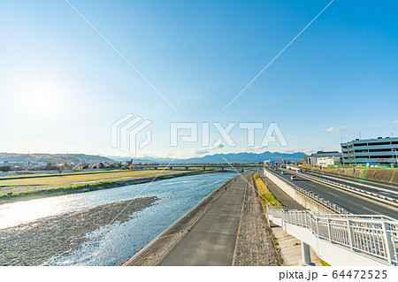 群馬県高崎 桜観音橋からの風景 64472525