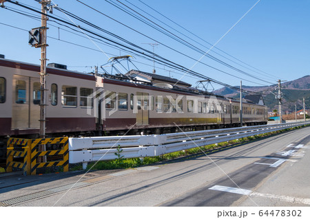秩父鉄道 藤田善道寺前 電車通過 秩父鉄道 藤田善道寺前 電車通過 64478302