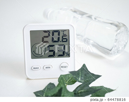 温湿度計　水　感染予防 64478816