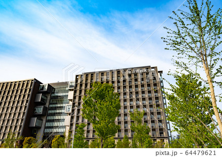 葛飾にいじゅくみらい公園と東京理科大学＜東京都葛飾区2020年204月＞ 64479621