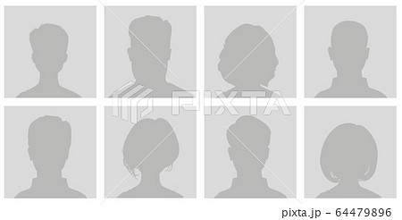 Default Avatar Profile Icon Gray Placeholder Manのイラスト素材