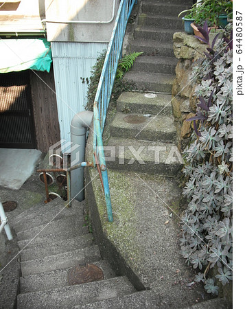 下蒲刈島の階段路地 3 下蒲刈島の階段路地 3 64480587