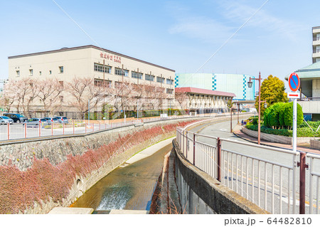 東京杉並区 環状7号線 和田堀橋周辺の風景 64482810