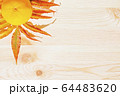 Festive bright light background with juicy yellow orange 64483620