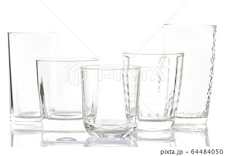 Empty Drinking Glass Cup On White Background. Stock Photo, Picture and  Royalty Free Image. Image 35701403.