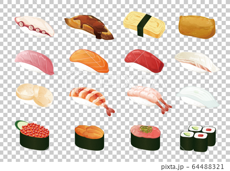 寿司 イラストのイラスト素材 6441